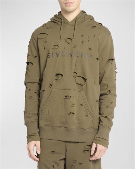 givenchy destroyed hoodie